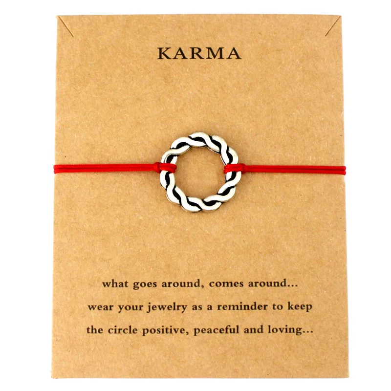 Karma Circle Round Adjustable Bracelets Tree Peace Tai Chi Healing Namaste Feather Wings Charms Women Men Unisex Fine Jewelry
Karma Circle Round Adjustable Bracelets Tree Peace Tai Chi Healing Namaste Feather Wings Charms Women Men Unisex Fine Jewelry