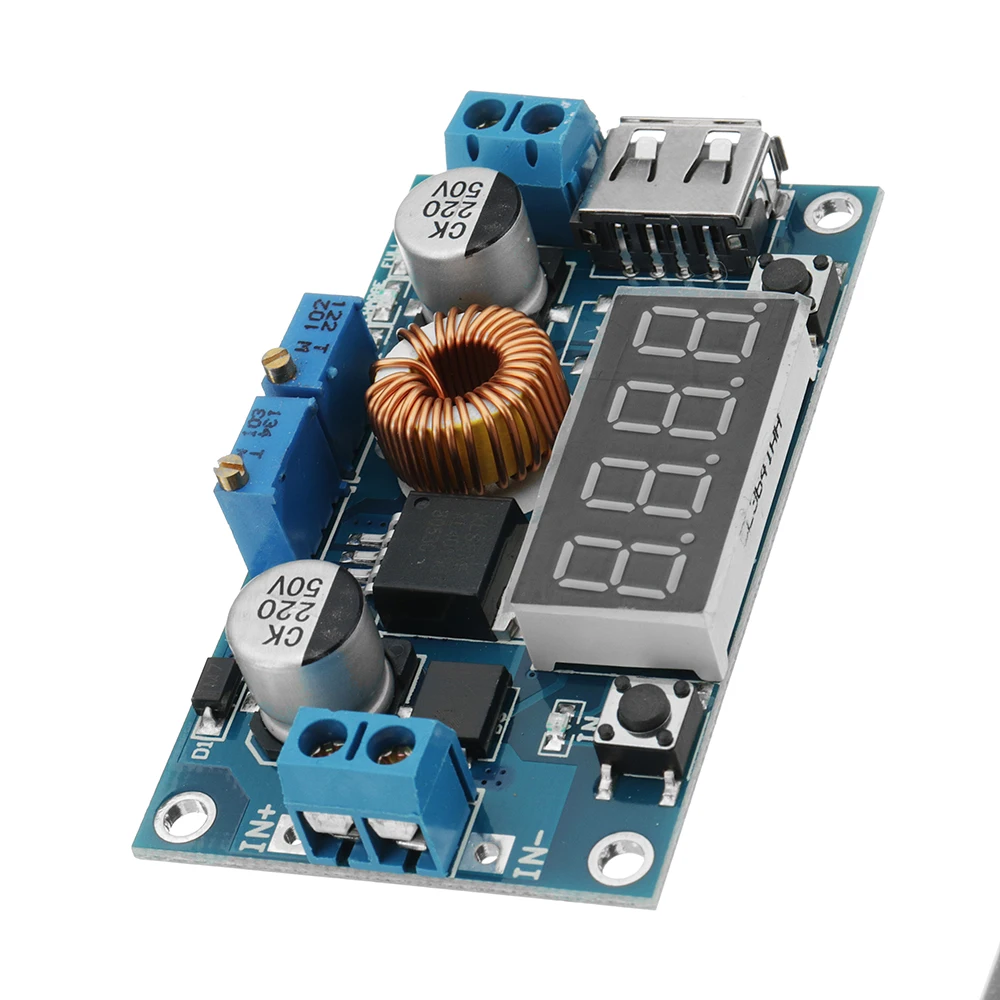 NEW DC To DC 12V Turn 5V Step Down Module With USB Port Adjustable Voltage Current 3A / 5A Constant Current Display
NEW DC To DC 12V Turn 5V Step Down Module With USB Port Adjustable Voltage Current 3A / 5A Constant Current Display