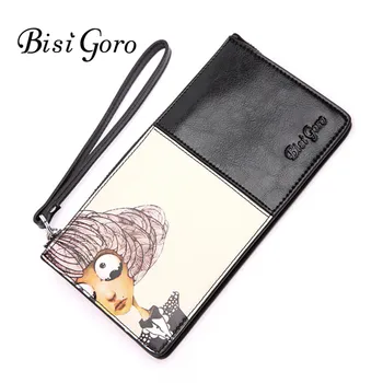 BISI GORO 2019 Women Long Purse Wallet Fashion Elegant Wallet Black Organizer Purses Ladies Cartoon Printing Leather Purse Women
BISI GORO 2019 Women Long Purse Wallet Fashion Elegant Wallet Black Organizer Purses Ladies Cartoon Printing Leather Purse Women