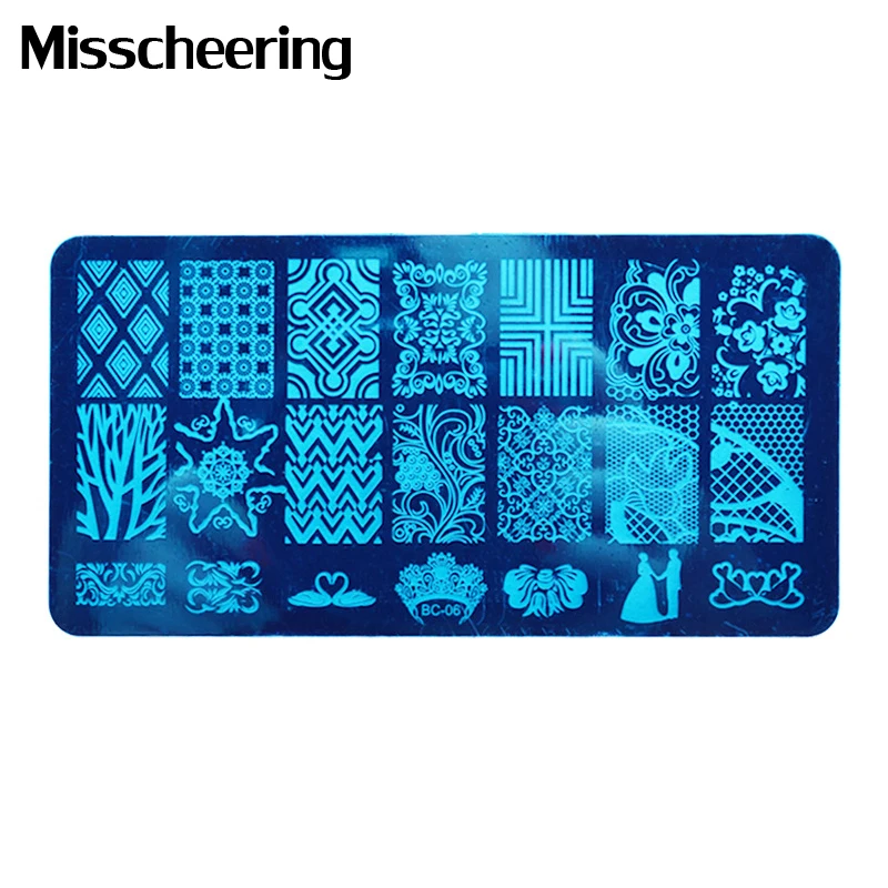 1pcs New BC Series Lace Flowers Design Nail Art Image Plates Polish Print Steel Stamping Template DIY Nail Stamp Tools
1pcs New BC Series Lace Flowers Design Nail Art Image Plates Polish Print Steel Stamping Template DIY Nail Stamp Tools