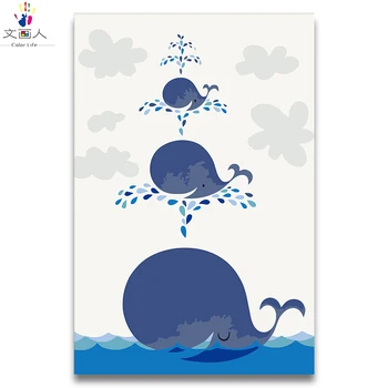 Cartoon anime Oil painting by numbers Large,medium and small dolphins Spraying water art picture oil paint Coloring by numbers
Cartoon anime Oil painting by numbers Large,medium and small dolphins Spraying water art picture oil paint Coloring by numbers