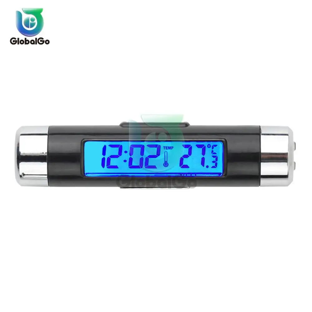 2-in-1 Car Clock Thermometer With Clip Automotive Car Digital LCD Backlight Temperature Meter Tester Home Mini Clock
2-in-1 Car Clock Thermometer With Clip Automotive Car Digital LCD Backlight Temperature Meter Tester Home Mini Clock