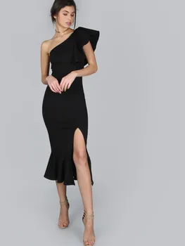 2019 Dress Sexy Backless Elegant Celebrity One-Shoulder Women Slit Night Club Sleeveless Body con Party Dresses Wholesale
2019 Dress Sexy Backless Elegant Celebrity One-Shoulder Women Slit Night Club Sleeveless Body con Party Dresses Wholesale