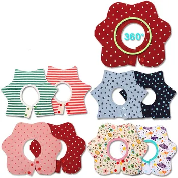 Fashion Flower Style Baby Bibs Newborn Bavoir Bandana Soft Round 360 Degree Rotating Baby 4 Layers Bib Burp Cloths Feeding Scarf
Fashion Flower Style Baby Bibs Newborn Bavoir Bandana Soft Round 360 Degree Rotating Baby 4 Layers Bib Burp Cloths Feeding Scarf