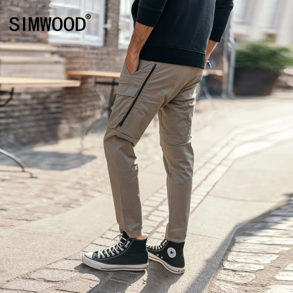 SIMWOOD 2019 Fashion Cargo Pants Men Zipper Pocket Ankle-length Streetwear Tactical Trousers Hip Hop Brand Clothing 180425
SIMWOOD 2019 Fashion Cargo Pants Men Zipper Pocket Ankle-length Streetwear Tactical Trousers Hip Hop Brand Clothing 180425