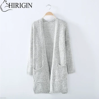 Autumn 2020 Women Loose Long Sleeve Knitted Cardigan Pockets Solid Sweater Outwear Jacket Coat Casual Sweaters
Autumn 2020 Women Loose Long Sleeve Knitted Cardigan Pockets Solid Sweater Outwear Jacket Coat Casual Sweaters