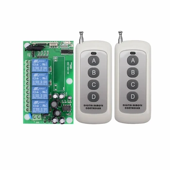 AC 220V 4CH RF Wireless remote control Learning code switches 100-500M Long Distance remote switch
AC 220V 4CH RF Wireless remote control Learning code switches 100-500M Long Distance remote switch