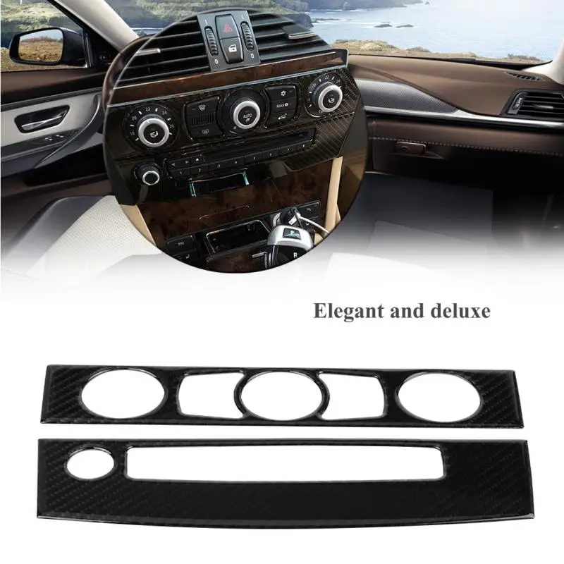 Carbon Fiber Car Interior Air Conditioner Outlet CD Control panel decoration Frame Cover Trim for BMW E60 2004-2007/2008-2010
Carbon Fiber Car Interior Air Conditioner Outlet CD Control panel decoration Frame Cover Trim for BMW E60 2004-2007/2008-2010