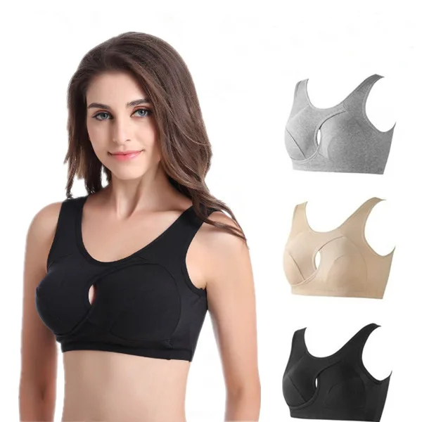 Women's Cotton Lady's No Rims Non-adjusted Strapsunderwear Simple Models Wire Free Solid Color Anti-vibration Full Cup Bra
Women's Cotton Lady's No Rims Non-adjusted Strapsunderwear Simple Models Wire Free Solid Color Anti-vibration Full Cup Bra