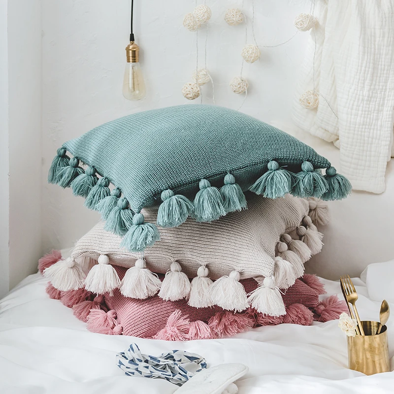 Enipate New Knit Pure Color Pillow Cover Acrylic Ball Tassel SofaBed Room Textile Adult Child Lover Beauty Home Dector Dropship
Enipate New Knit Pure Color Pillow Cover Acrylic Ball Tassel SofaBed Room Textile Adult Child Lover Beauty Home Dector Dropship