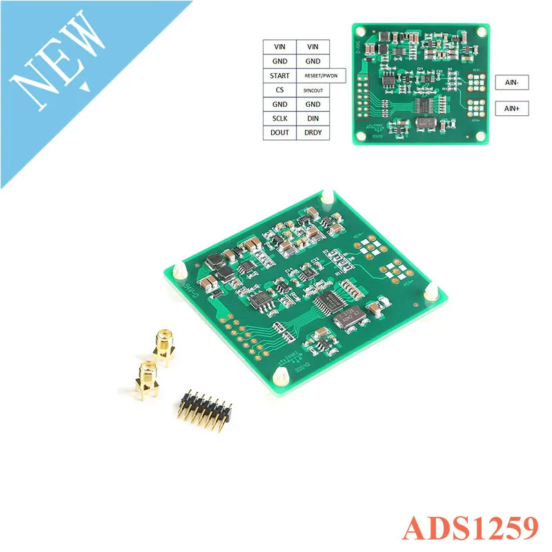DC-DC ADS1259 24 bit ADC Converter Module High Precision Data Acquisition Wide Power Supply Module Wide Input Differential
DC-DC ADS1259 24 bit ADC Converter Module High Precision Data Acquisition Wide Power Supply Module Wide Input Differential