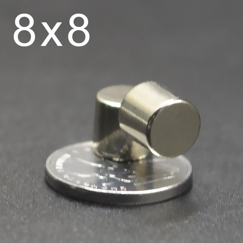 10/20/50/100Pcs 8x8 Neodymium Magnet 8mm x 8mm N35 NdFeB Round Super Powerful Strong Permanent Magnetic imanes Disc 8x8
10/20/50/100Pcs 8x8 Neodymium Magnet 8mm x 8mm N35 NdFeB Round Super Powerful Strong Permanent Magnetic imanes Disc 8x8