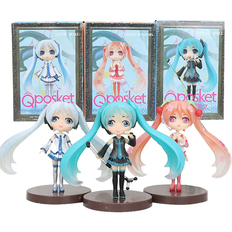 3pcs/set Q Posket Figure Sakura Miku Hatsune Miku Snow Decorations Figures Action PVC Collectible Model Toys Girl Birthday Gifts
3pcs/set Q Posket Figure Sakura Miku Hatsune Miku Snow Decorations Figures Action PVC Collectible Model Toys Girl Birthday Gifts