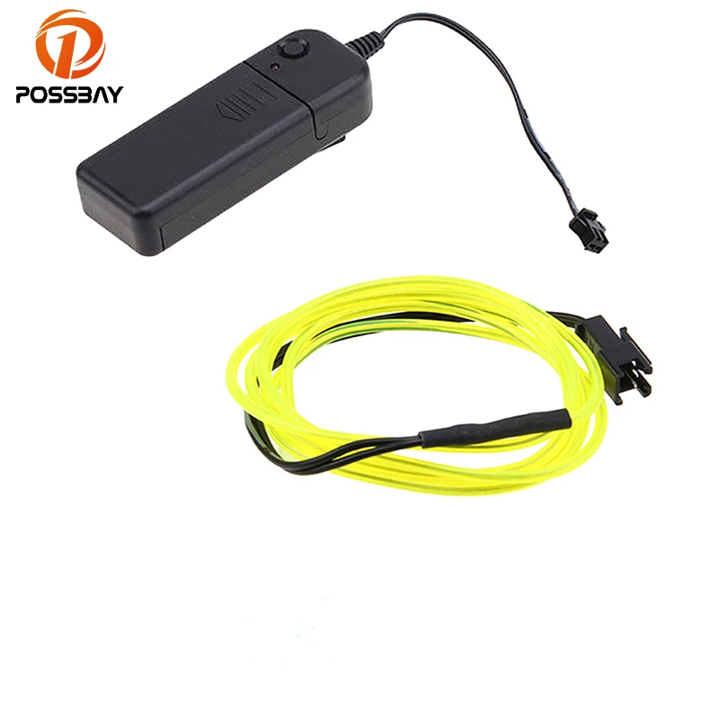 POSSBAY 3m Car LED Cold Lights Flexible Neon EL Wire Auto Lamps Interior Decoration Powered by AA Battery
POSSBAY 3m Car LED Cold Lights Flexible Neon EL Wire Auto Lamps Interior Decoration Powered by AA Battery