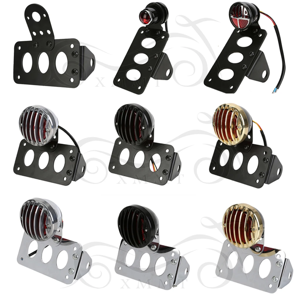Motorcycle Side Mount Tail Light w/ License Number Plate Bracket Black Chrome For Harley Sportster Chopper Bobber Custom
Motorcycle Side Mount Tail Light w/ License Number Plate Bracket Black Chrome For Harley Sportster Chopper Bobber Custom
