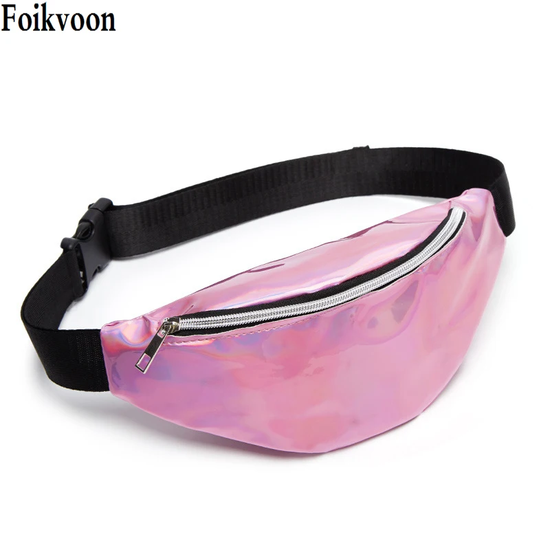 

Multifunction Waist Packs Waist Bag PVC Small Bags Fashion Multicolored Waist Packs Bag Women Practical Casusl Ladies Bags Waist