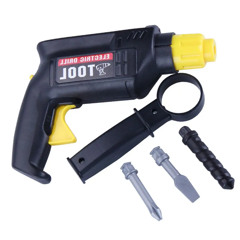 Kids Electric Drill Toy Childrens Role Play Builder Pretend Toy Simulation Drill Tool Set Children Tool Toys Electric Toy
Kids Electric Drill Toy Childrens Role Play Builder Pretend Toy Simulation Drill Tool Set Children Tool Toys Electric Toy