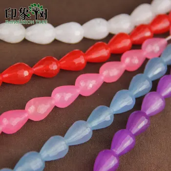 Faceted Pear Waterdrop Stone Bead Colorful 6 pcs 18x13mm TearDrop Spacer Beads Necklace Earring Fit For DIY Jewelry Makings 1845
Faceted Pear Waterdrop Stone Bead Colorful 6 pcs 18x13mm TearDrop Spacer Beads Necklace Earring Fit For DIY Jewelry Makings 1845