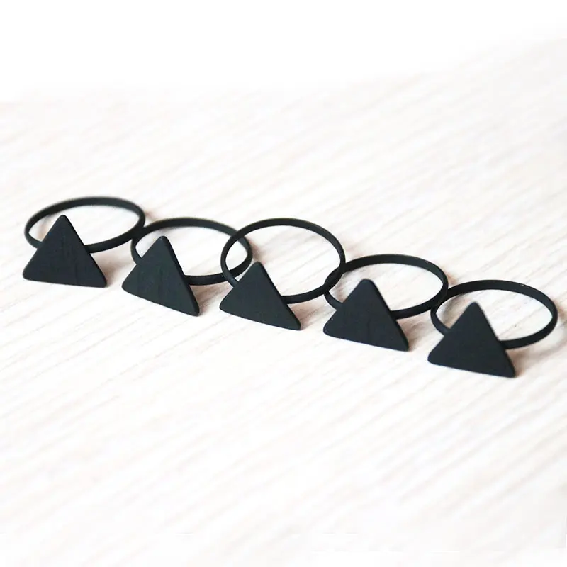 10pc/lot Matt Black Triangle Rings Punk Brushed Geometric Ring Men Women Anillos Mujer Jewelry
10pc/lot Matt Black Triangle Rings Punk Brushed Geometric Ring Men Women Anillos Mujer Jewelry