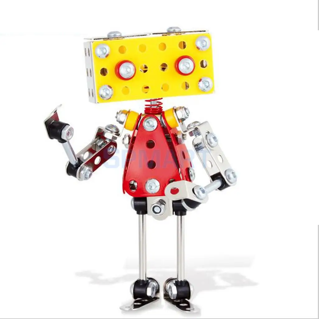 DIY Building Blocks Assembling Robot Model Nut Bolt Screw Kits for Children Kids Educational Toy Xmas Gift
DIY Building Blocks Assembling Robot Model Nut Bolt Screw Kits for Children Kids Educational Toy Xmas Gift