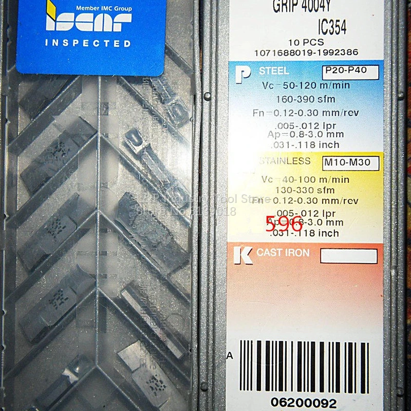 New Original ISCAR Inspected GRIP 4004Y IC354 4MM Carbide Inserts GRIP4004Y IC354 Grooving Tool Free Shipping
New Original ISCAR Inspected GRIP 4004Y IC354 4MM Carbide Inserts GRIP4004Y IC354 Grooving Tool Free Shipping