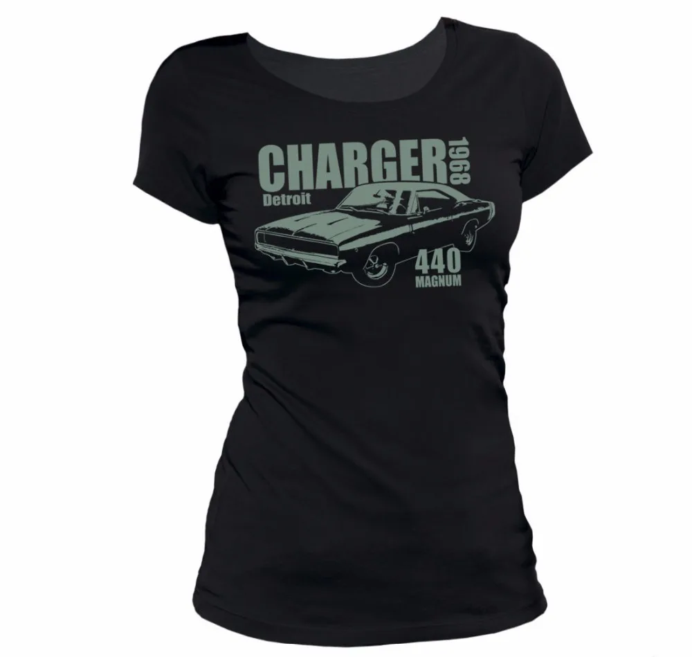 2019 New Fashion Women's T-Shirts Short Sleeve Print Tee Shirts Charger 1968 Muscle Car Hot Rod Print Tee Shirt For Female
2019 New Fashion Women's T-Shirts Short Sleeve Print Tee Shirts Charger 1968 Muscle Car Hot Rod Print Tee Shirt For Female