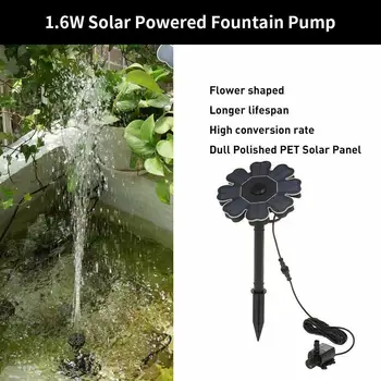 DC12V Solar Water Brushless Pump Fountain Garden Decoration Petal Fountain Solar Panel Submersible Pump
DC12V Solar Water Brushless Pump Fountain Garden Decoration Petal Fountain Solar Panel Submersible Pump