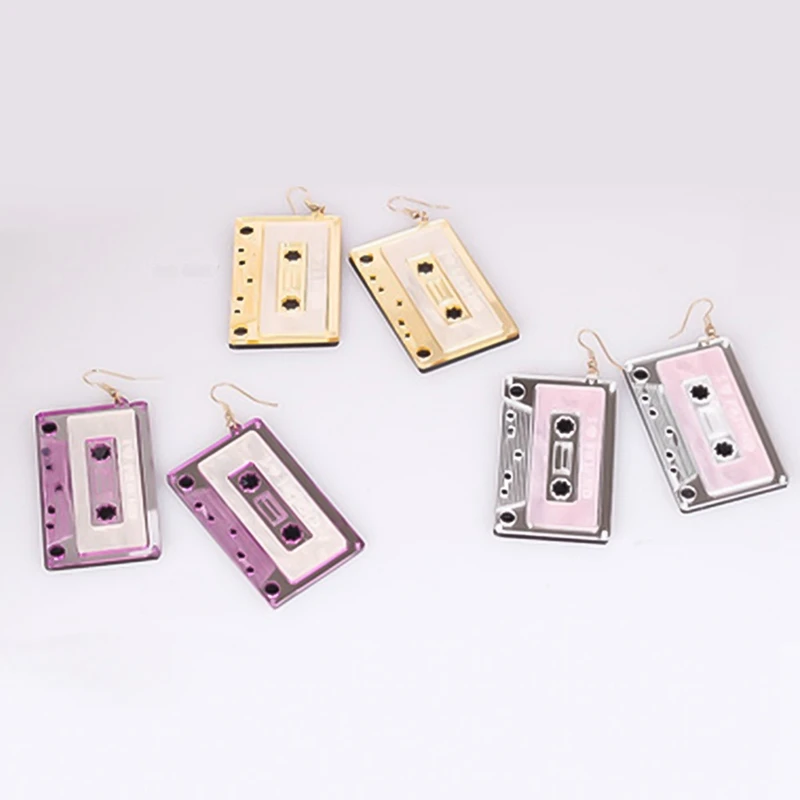 Personality European Fashion Night Club Vintage Jewelry Personality Acrylic Tape Earrings For Women
Personality European Fashion Night Club Vintage Jewelry Personality Acrylic Tape Earrings For Women