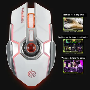 Wireless Mouse Silent Ergonomic Gaming Mice 7 Keys RGB Backlight 2400 DPI for Laptop Computer EM88
Wireless Mouse Silent Ergonomic Gaming Mice 7 Keys RGB Backlight 2400 DPI for Laptop Computer EM88