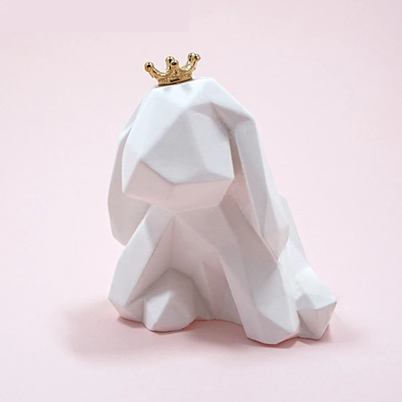 3D Geometric Rabbit Mousse Chocolate Silicone Mold Super cute bunny gift Car Perfume Gypsum decoration Clay Concrete Candle Mold
3D Geometric Rabbit Mousse Chocolate Silicone Mold Super cute bunny gift Car Perfume Gypsum decoration Clay Concrete Candle Mold