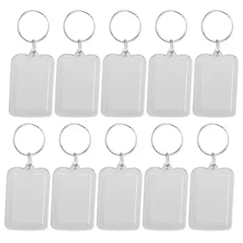Lot of 10Pcs Keyring DIY Detachable White Rectangle Photo Frame Keyring 3.3x5cm
Lot of 10Pcs Keyring DIY Detachable White Rectangle Photo Frame Keyring 3.3x5cm