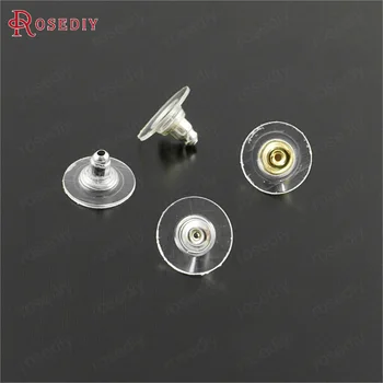 100PCS Brass or Iron with Plastic Round Disk Earring Back Earring Stopper Diy Jewelry Findings Accessories Wholesale
100PCS Brass or Iron with Plastic Round Disk Earring Back Earring Stopper Diy Jewelry Findings Accessories Wholesale