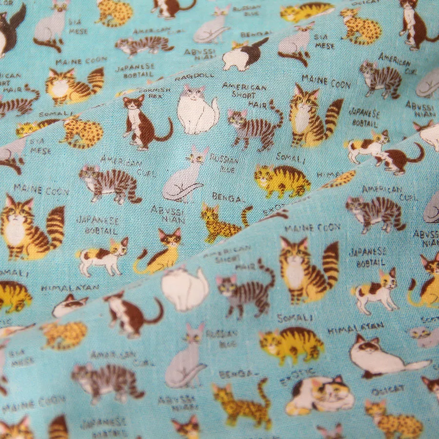 50cm*108cm Japanese Patchwork Quilting Cloth Babay Double Gauze Cotton Fabric Kittens C
50cm*108cm Japanese Patchwork Quilting Cloth Babay Double Gauze Cotton Fabric Kittens C