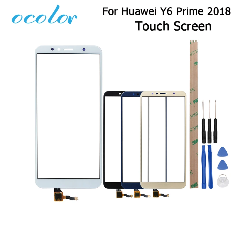 Ocolor для huawei Y6 Prime 2018 Сенсорный экран сенсорный Панель cовершенная ремонтная