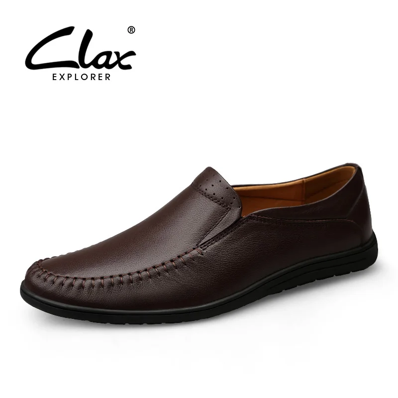 CLAX Mens Leather Shoes Genuine Leather Summer Man Moccasins Breathable Male Casual Loafers Slipons
CLAX Mens Leather Shoes Genuine Leather Summer Man Moccasins Breathable Male Casual Loafers Slipons