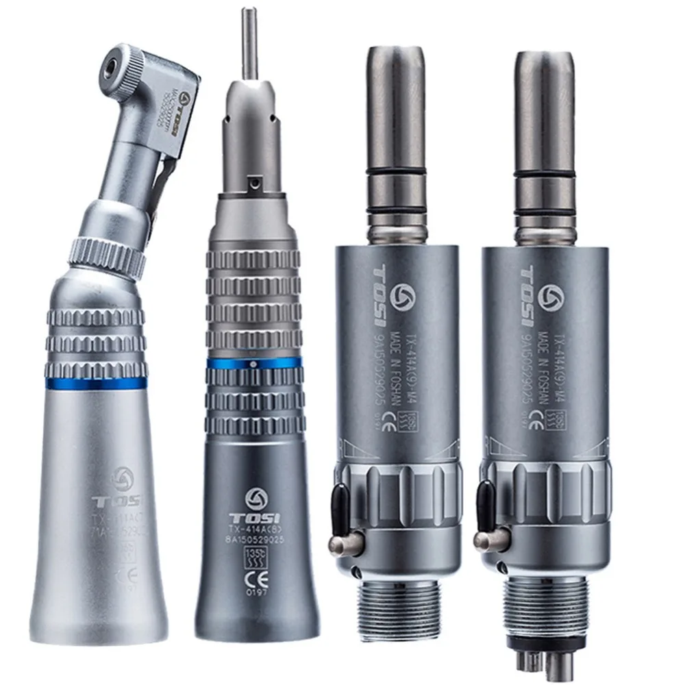 TOSI Dental Low Speed Handpiece Kit Air Turbine Straight Contra Angle Air Motor 2/4Holes Available
TOSI Dental Low Speed Handpiece Kit Air Turbine Straight Contra Angle Air Motor 2/4Holes Available