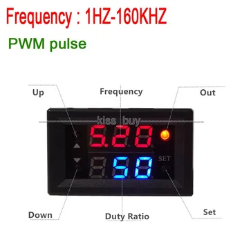 LED Digital PWM pulse frequency adjustable duty square wave square wave signal generator module 12V 24V
LED Digital PWM pulse frequency adjustable duty square wave square wave signal generator module 12V 24V