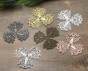 49mm Vintage Filigree Flower Wraps Metal Brass Links European Charms Hair Clasp Bu Yao Accessories DIY Findings Multi-Color
49mm Vintage Filigree Flower Wraps Metal Brass Links European Charms Hair Clasp Bu Yao Accessories DIY Findings Multi-Color