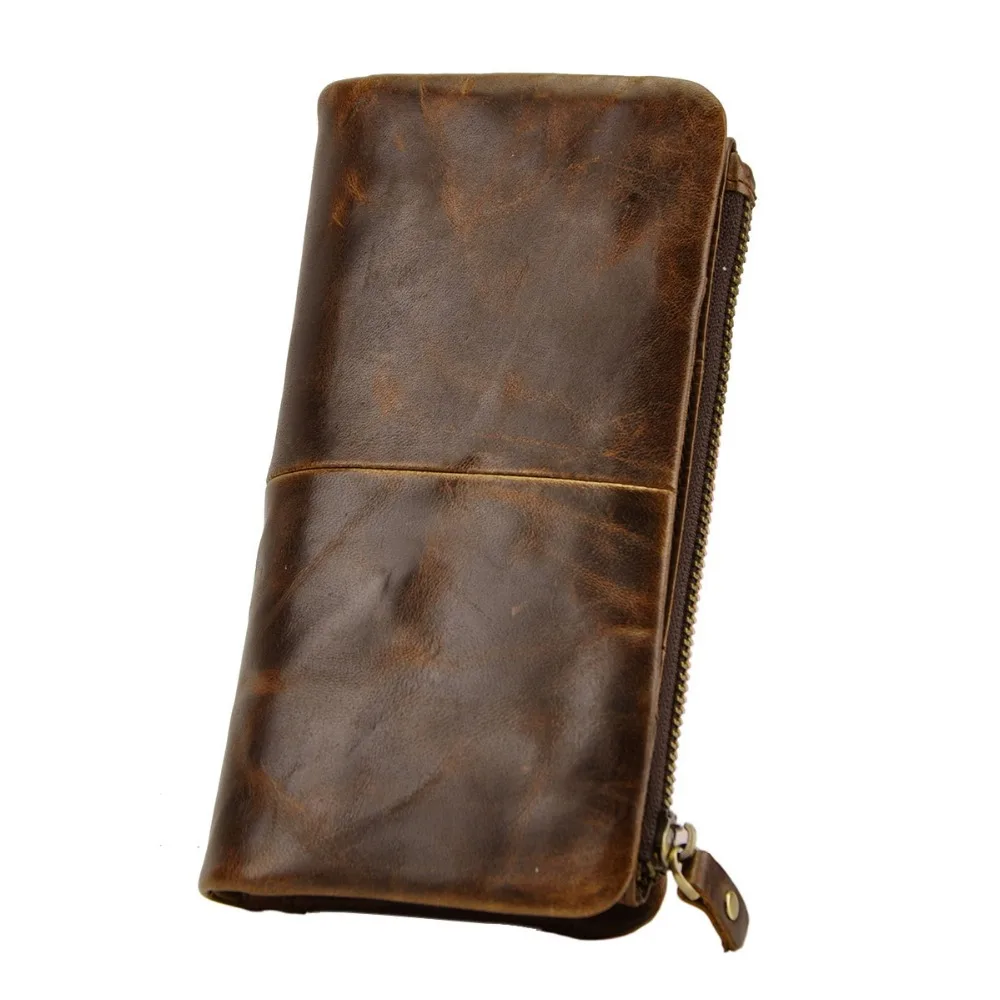 2017 New Fashion Cow Genuine Leather Men Wallet Long Style Designers Mens Wallets For Money Vintage Holders 
2017 New Fashion Cow Genuine Leather Men Wallet Long Style Designers Mens Wallets For Money Vintage Holders