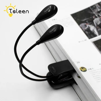 TSLEEN Flexible Arm LED Clip Camping Light On Bed Book Reading Desk Laptop Stand LED Lamp Dual Heads 2 Leds Clip-On Bright Light
TSLEEN Flexible Arm LED Clip Camping Light On Bed Book Reading Desk Laptop Stand LED Lamp Dual Heads 2 Leds Clip-On Bright Light