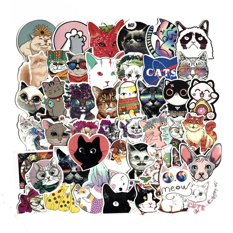 50Pcs/lot Animal Pet Stickers Kawaii Cat Stickers Kids Toys Luggage Laptop Waterproof Motorcycle Skateboard Graffiti Sticker Toy
50Pcs/lot Animal Pet Stickers Kawaii Cat Stickers Kids Toys Luggage Laptop Waterproof Motorcycle Skateboard Graffiti Sticker Toy