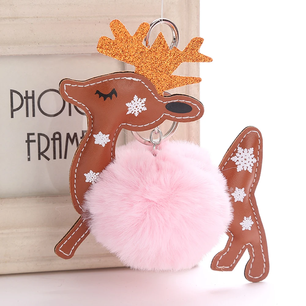 1 Pcs Fluffy Reindeer Keychain Faux Rabbit Fur Bag Car Pendant Key Ring Deer Jewelry Xmas Gift Hot New
1 Pcs Fluffy Reindeer Keychain Faux Rabbit Fur Bag Car Pendant Key Ring Deer Jewelry Xmas Gift Hot New