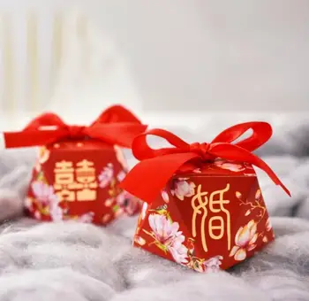 100pcs Creative Red Xi zi Diamond Shape Chinese Style Wedding Favors Candy Box Chocolate Sugar Boxes Party Supplies Gift Box
100pcs Creative Red Xi zi Diamond Shape Chinese Style Wedding Favors Candy Box Chocolate Sugar Boxes Party Supplies Gift Box