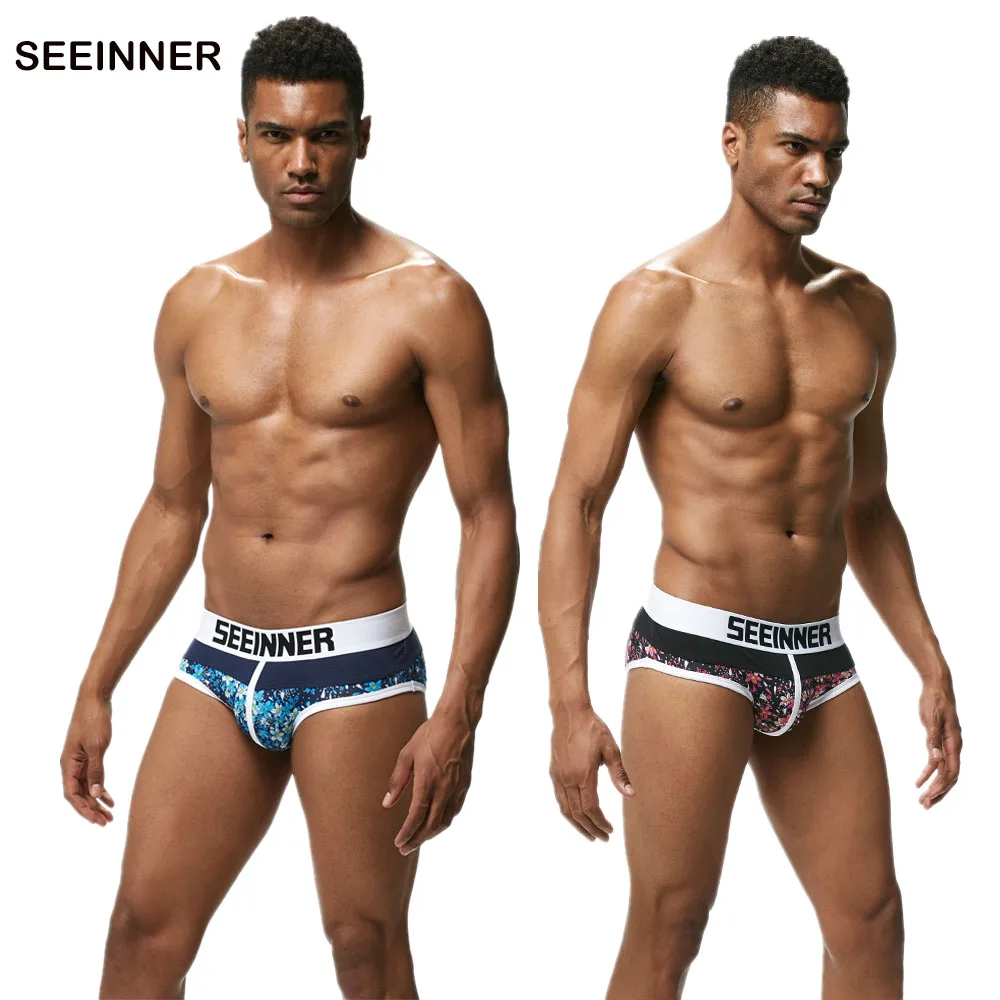 Seeinner Brand Male Underpants Panties Men's Cotton Gay Underwear Sexy Briefs Slip Man Sexy Underpants Low Rise Briefs S768-1
Seeinner Brand Male Underpants Panties Men's Cotton Gay Underwear Sexy Briefs Slip Man Sexy Underpants Low Rise Briefs S768-1