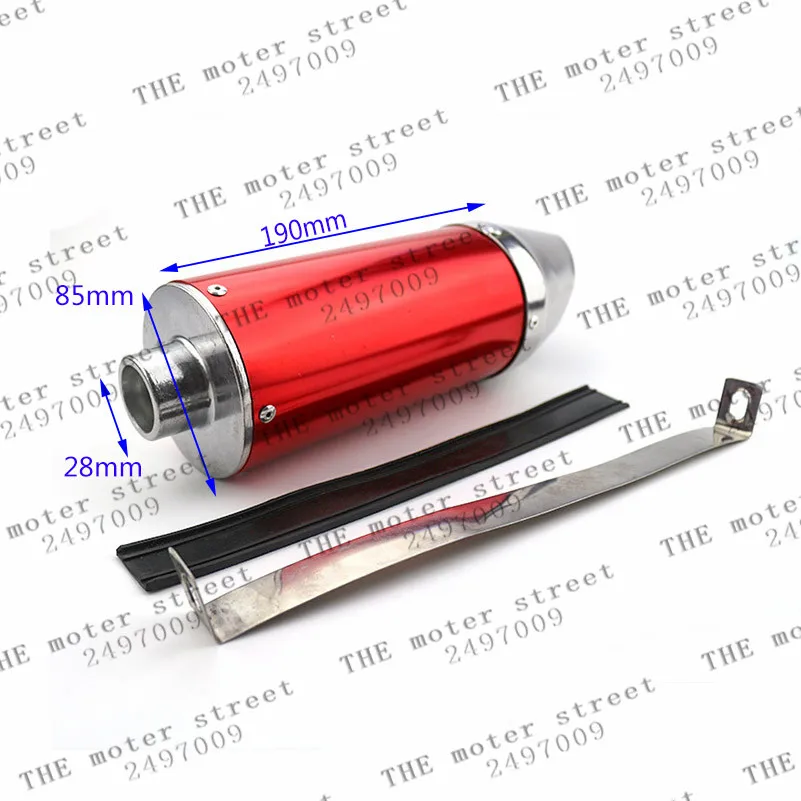 red 28MM Universal Motorcycle Exhaust Pipe Muffler System Racing Escape Moto ATV Scooter KTM For Akrapovic YAMAHA FZ6 CB400
red 28MM Universal Motorcycle Exhaust Pipe Muffler System Racing Escape Moto ATV Scooter KTM For Akrapovic YAMAHA FZ6 CB400