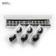 SHIDISHANGPIN 30 คู่ขนตาธรรมชาติยาว 3D Mink Lashes ขายส่งขนตาปลอมแต่งหน้าขนตาปลอมขนตา(China)