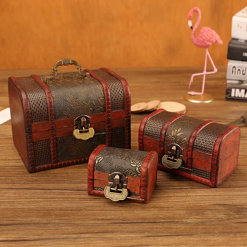Retro Wood Storage Box With Metal Lock Decorative Trinket Jewelry Treasure Pearl Wooden Case Vintage Organizer
Retro Wood Storage Box With Metal Lock Decorative Trinket Jewelry Treasure Pearl Wooden Case Vintage Organizer