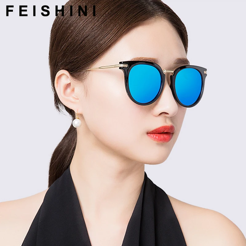 FEISHINI Brand Designer Alloy PC Frame Oval Sunglasses Women Polarized korea Retro UV400 Fashion Driving Glasses Men Mirror 2019
FEISHINI Brand Designer Alloy PC Frame Oval Sunglasses Women Polarized korea Retro UV400 Fashion Driving Glasses Men Mirror 2019