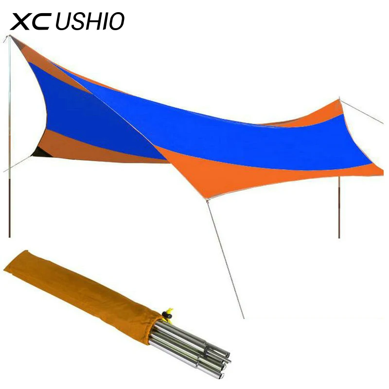 

Outdoor Tent 5-8 Person 550 * 560cm Awning UV Protection Rainproof for Camping Beach Fishing Park Sun Shade Pergola Canopy Tent