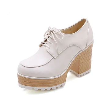 Early spring 2019 fashion new thick with waterproof table size code 33-42 lace-up mouth in single woman shoes
Early spring 2019 fashion new thick with waterproof table size code 33-42 lace-up mouth in single woman shoes